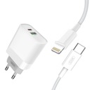 Rýchla nabíjačka 18W QC IPHONE Lightning kábel