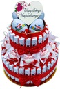 Torta KINDER Box Darček k narodeninám Meniny Darčekový košík Darček 40 50