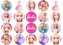 BARBIE Muffin Oblátka s cukrom A4