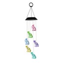 Creative Cat Solar Wind Chime Wind Bell LED