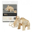 DREVENÉ 3D PUZZLE DIY MODELOVANIE - MAMMUT