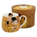 PORCELÁNOVÝ SUDOVÝ HRNČEK 430ML KLIMT KISS