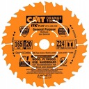 CMT Preglejkový rezací kotúč 165 x 20 mm 24 zubov