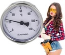 TEPLOMER 0-120 °C CIFERNÍK FI63mm OBJÍMKA 1/2x40mm