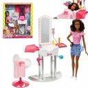 Mattel Barbie bábika V kaderníckom salóne FJB37 !!