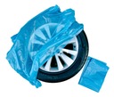 Modré vrecia na pneumatiky 100x100cm 50 ks (5 balení)