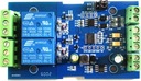 Modul 2 relé riadených RS485 Modbus RTU