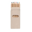 Sada 6 farebných ceruziek farebných ceruziek pre deti