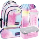SADA 5 ks. Školský batoh BackUP 26 L, pastel