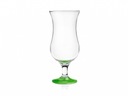 Koktejlový pohár 420 ml s farebným dnom - zelený