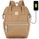 Dámsky mestský batoh Himawari Sorrel HM1881 na 13,3 USB notebook, ťava