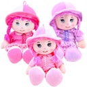 Bábika Zuzia v klobúku handrová bábika 28cm ZA2654
