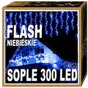 SOPLE 300 LED VONKAJŠIE LAMPY IP44 TRVALÉ + BLIŠKOVÁ MODRÁ