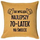 NAJLEPŠÍ 70 ROČNÝ darček do vankúša 70 NARODENIN