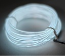 El Wire 1m optické vlákno do kabíny, studená biela, 12V