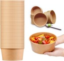 Eco-Bowls Kartónové misky KRAFT 500ml 25 kusov
