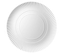 Biele EKO papierové taniere 32 cm - 50 kusov | Biologicky odbúrateľný | na pizzu