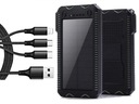 Solárna powerbanka 20000mAh pre prežitie + kábel 3v1