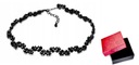 Čierny náhrdelník na ples Jablonex Choker