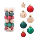 VIANOČNÉ GULE SADA 32 MIX 3-4CM