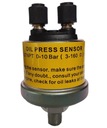 Žltý snímač tlaku oleja Auto Gauge typu VDO