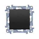 SIMON 10 Single Switch Cross Switch bez piktogramu Matt Black