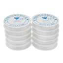 Flexibilné vlákno Silikónové gumáre 0,6 mm/10 m 10szpul