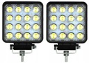 PRACOVNÁ LAMPA 16 LED HALOGEN 48W 12V 24V LED