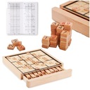 DARČEKOVÝ SET SUDOKU DREVENÁ HRA 99 OBKLADOV