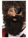 Pirátska hnedá brada pre piráta