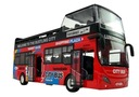 Poschodový mestský autobus SVETLÁ ZVUKY Kovové