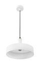 Závesná lampa biely minimalistický luster 30cm