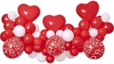 Love Balloon Garland Sada 65 kusov + stuha