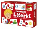 Logická hra Učenie písmen Vzdelávacie Učenie abecedy 3+ Adamigo 5581