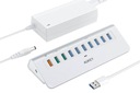 AUKEY CB-H6S Aktívny USB HUB 10xUSB 3.1 + NAPÁJANIE