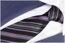 100% módna pánska žakárová kravata k obleku čierna jd10 NATURAL SILK