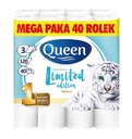 Toaletný papier Queen MEGA PACK 40 ROLLERS 3 vrstvy