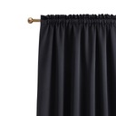 Hotový zatemňovací záves 140x260 Laurel s čiernou žabkou páskou
