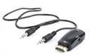 GEMBIRD Adaptér HDMI-A (M) -> VGA (F) + zvuk