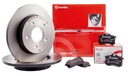 BREMBO disky, zadné platničky, Audi A3 8P 03-12, 282mm