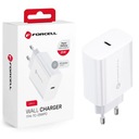 Forcell USB-C 25W PD QC 4.0 nástenná nabíjačka
