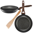 AMBITION PANVA DARKWOOD 24cm 29457 + IMITÁCIA DREVA SPATCHER INDUKCIA PLYNU