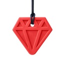 ARK DIAMENT LOGOPEEDIC HRIESKÁ VEĽMI JEMNÁ ČERVENÁ FARBA - NÁHRDELNÍK