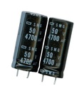 4700uF 50V 4700 µF 50 V NIPPON SMG (2 KS) ELEKTROLYTICKÝ KONDENZÁTOR