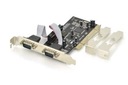 COM radič DIGITUS PCI 2xRS-232/COM, Low Profile