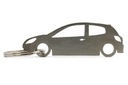 Renault Clio MK3 3D kľúčenka, nerezová oceľ