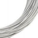 Oceľové lanové lano, NEREZOVÝ INOX, kyselinovzdorné, výplet, 7x19, 1,5 mm, 45 m