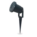 Záhradná lampa GU10, čierna, IP65, chodník, príjazdová cesta