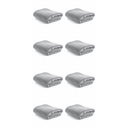 8x uterák Otto 50x100 400 g/m2 Bavlna Oceľ