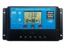 Solárny regulátor nabíjania 10A LCD USB